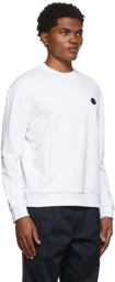 Moncler White Logo Sweatshirt