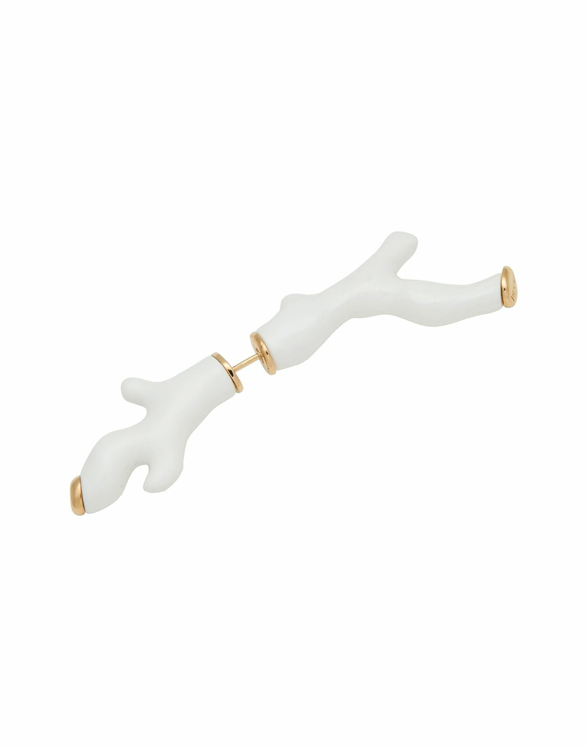Pucci Womens Single Earring in White