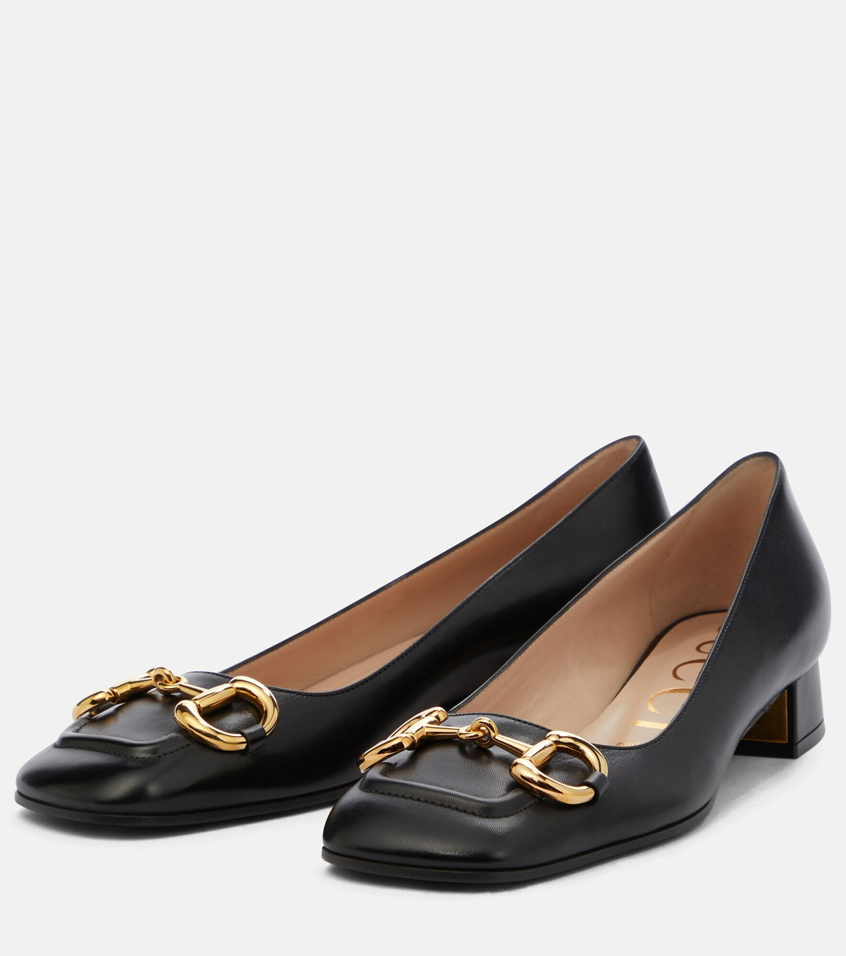 【断捨離値下げ未使用品】GUCCI horsebit パンプス 23.5 24 Gucci - Horsebit leather platform pumps Gucci