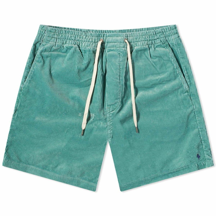 Photo: Polo Ralph Lauren Men's Cord Prepster Short in Seafoam Green