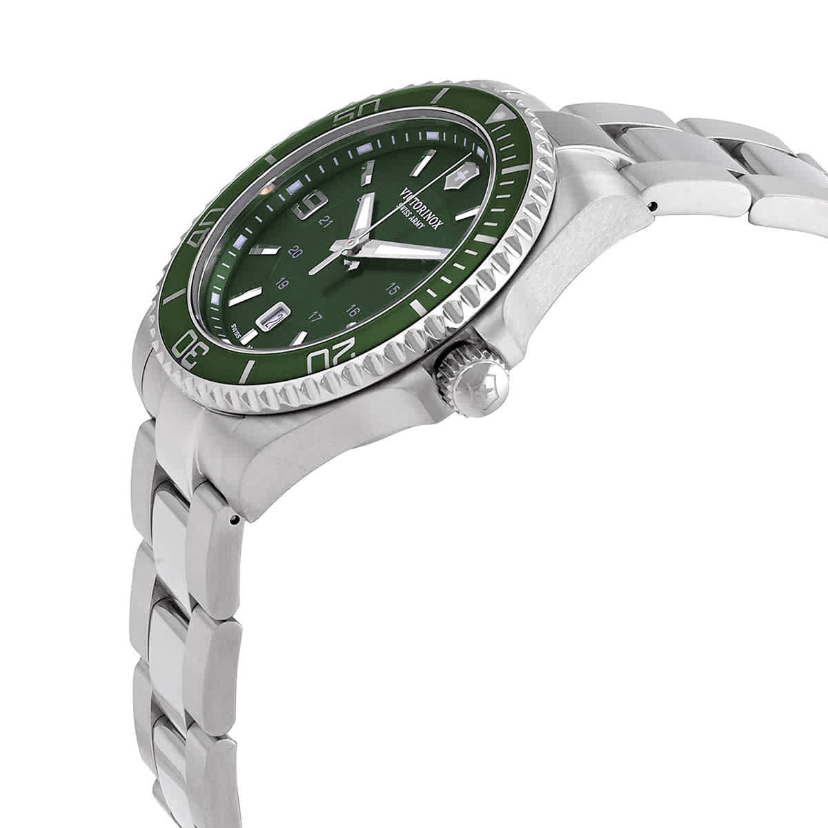 Victorinox Maverick Quartz Green Dial Mens Watch 241934 Victorinox