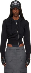 VAQUERA Black Twisted Hoodie