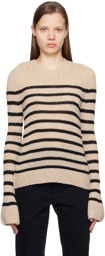 KHAITE Taupe 'The Tilda' Sweater