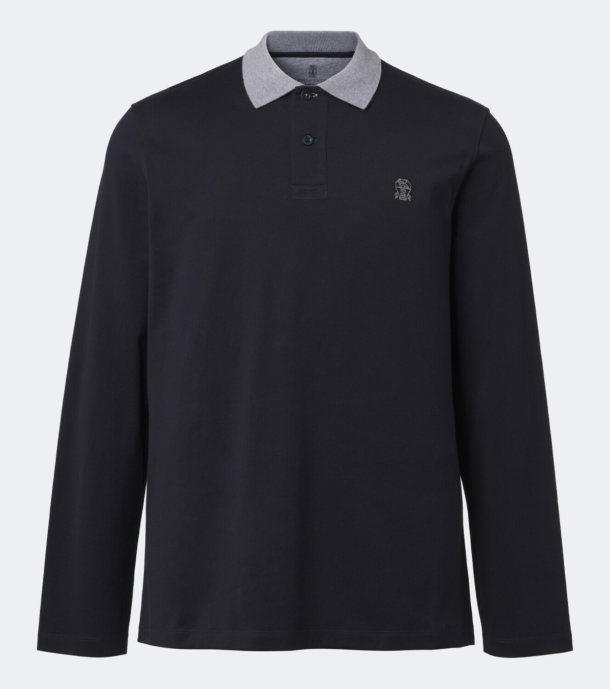 Brunello Cucinelli Logo cotton jersey polo shirt