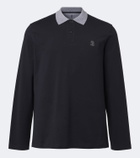 Brunello Cucinelli Logo cotton jersey polo shirt