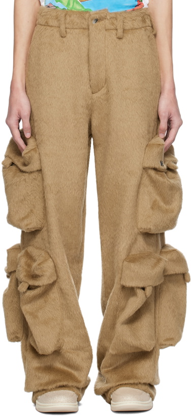 Photo: AMIRI Beige Oversized Cargo Pants