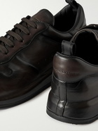 Officine Creative - Race Lux Leather Sneakers - Brown