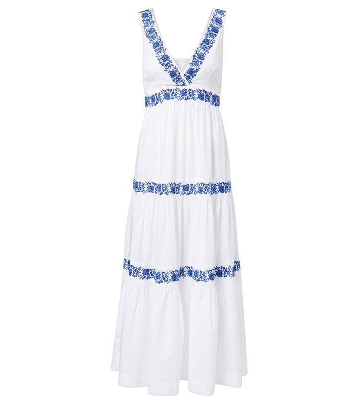 Photo: Heidi Klein Cannes embroidered cotton maxi dress