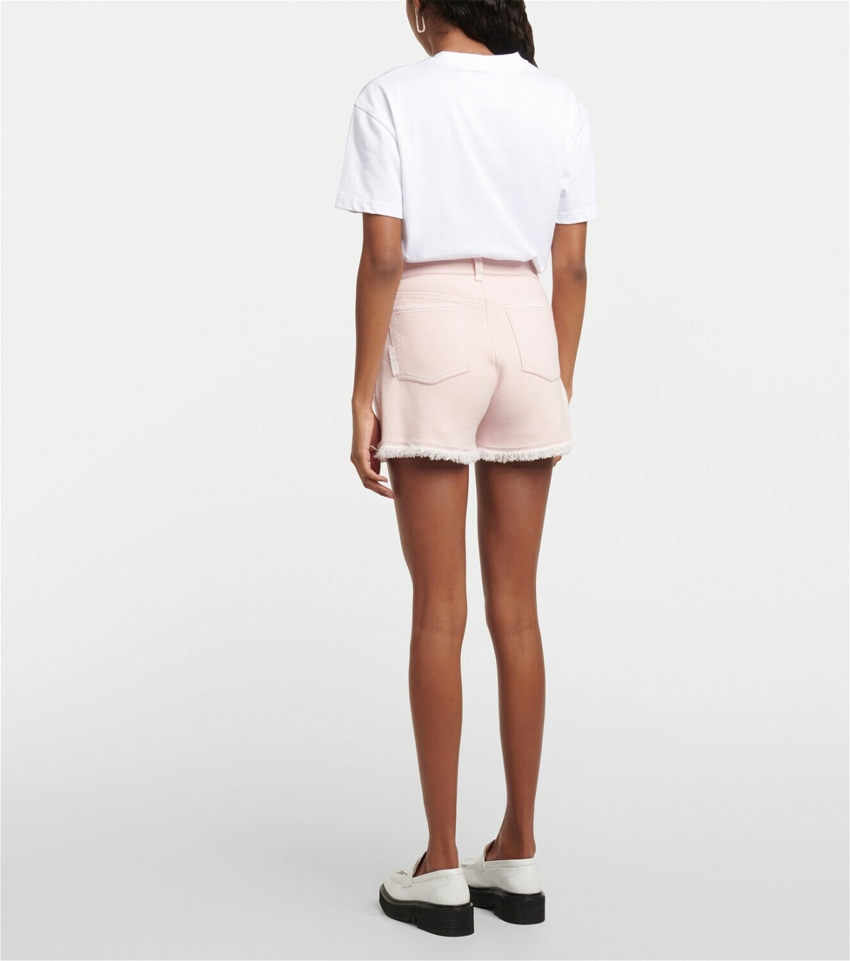 Barrie Cashmere and cotton shorts