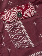 KAPITAL - Patchwork Bandana-Print Cotton Jacket - Burgundy