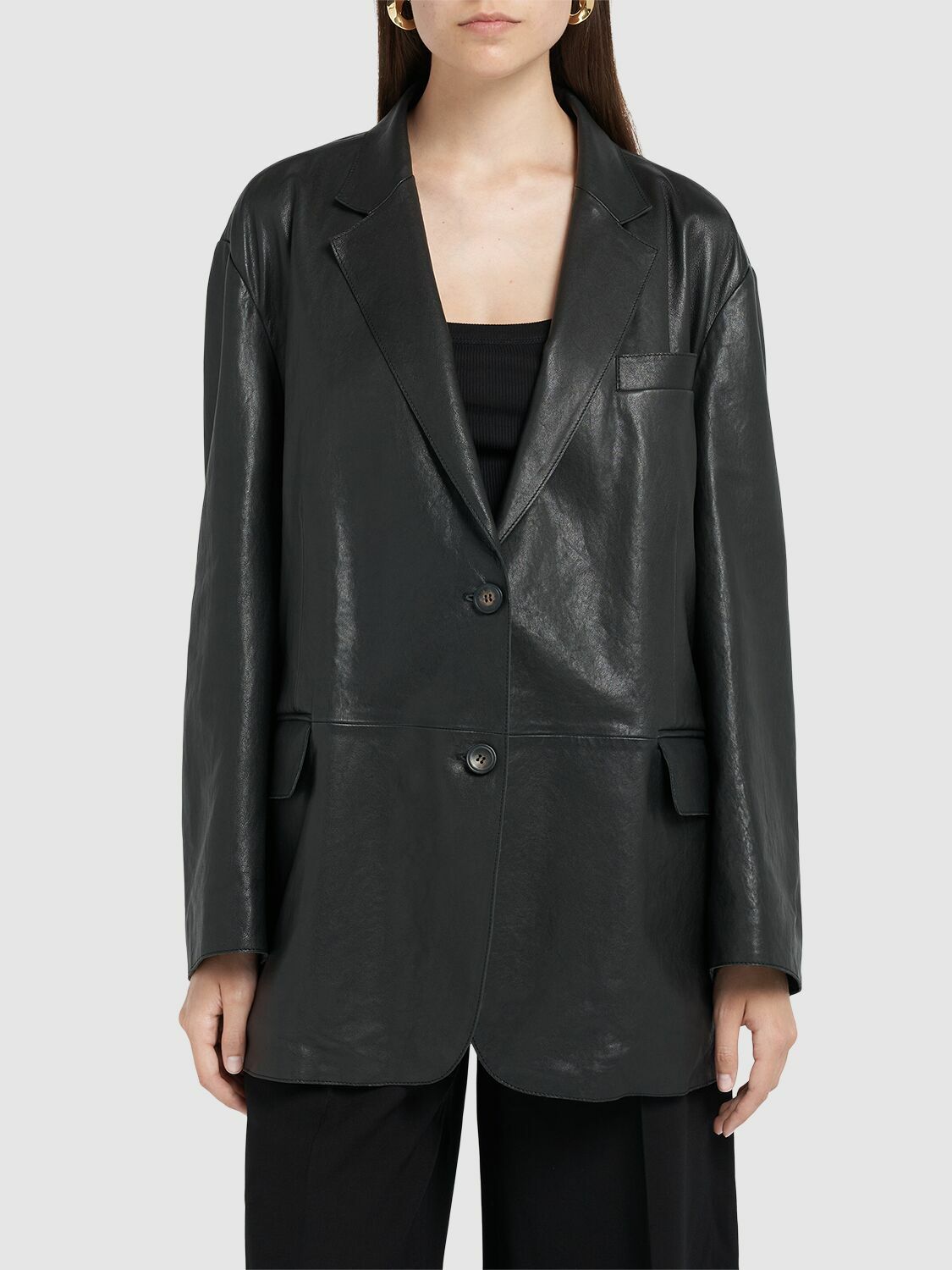 WEEKEND MAX MARA Marat Leather Jacket Weekend Max Mara
