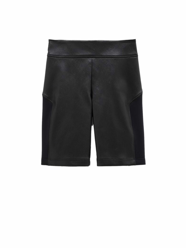 Photo: Loewe Stretch Leather And Fabric Shorts