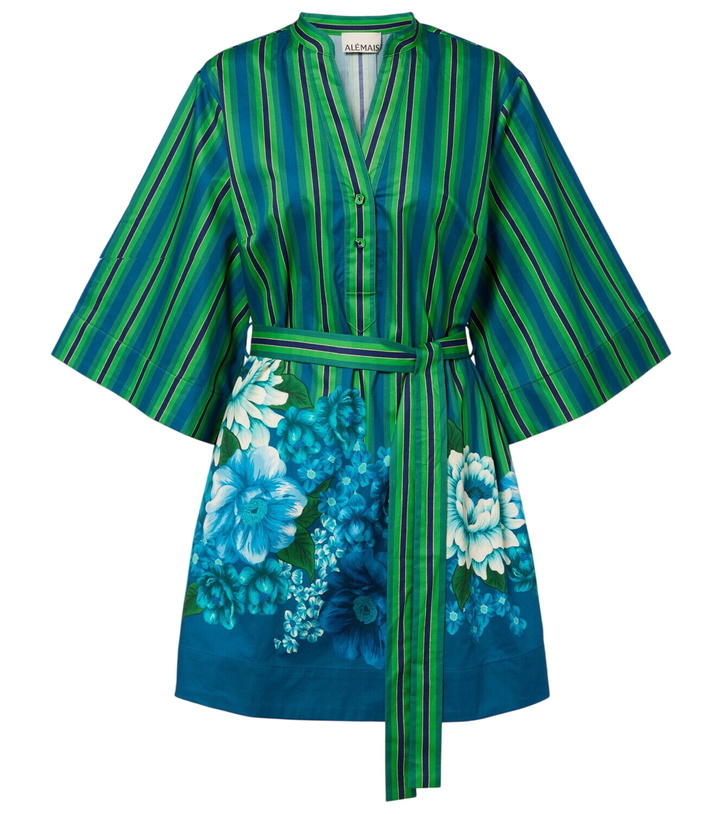 Photo: Alémais Margo belted printed cotton shirt dress