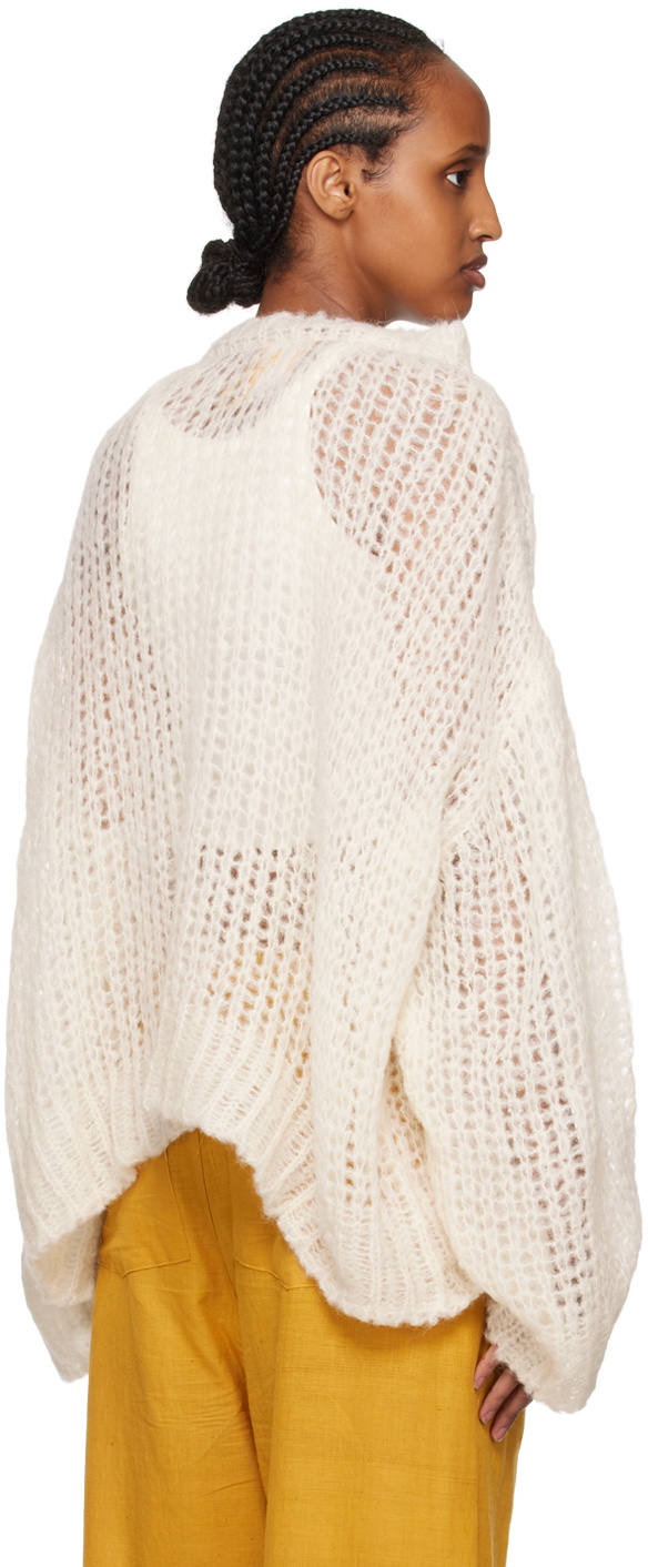 AIREI SSENSE Exclusive Off-White Sweater