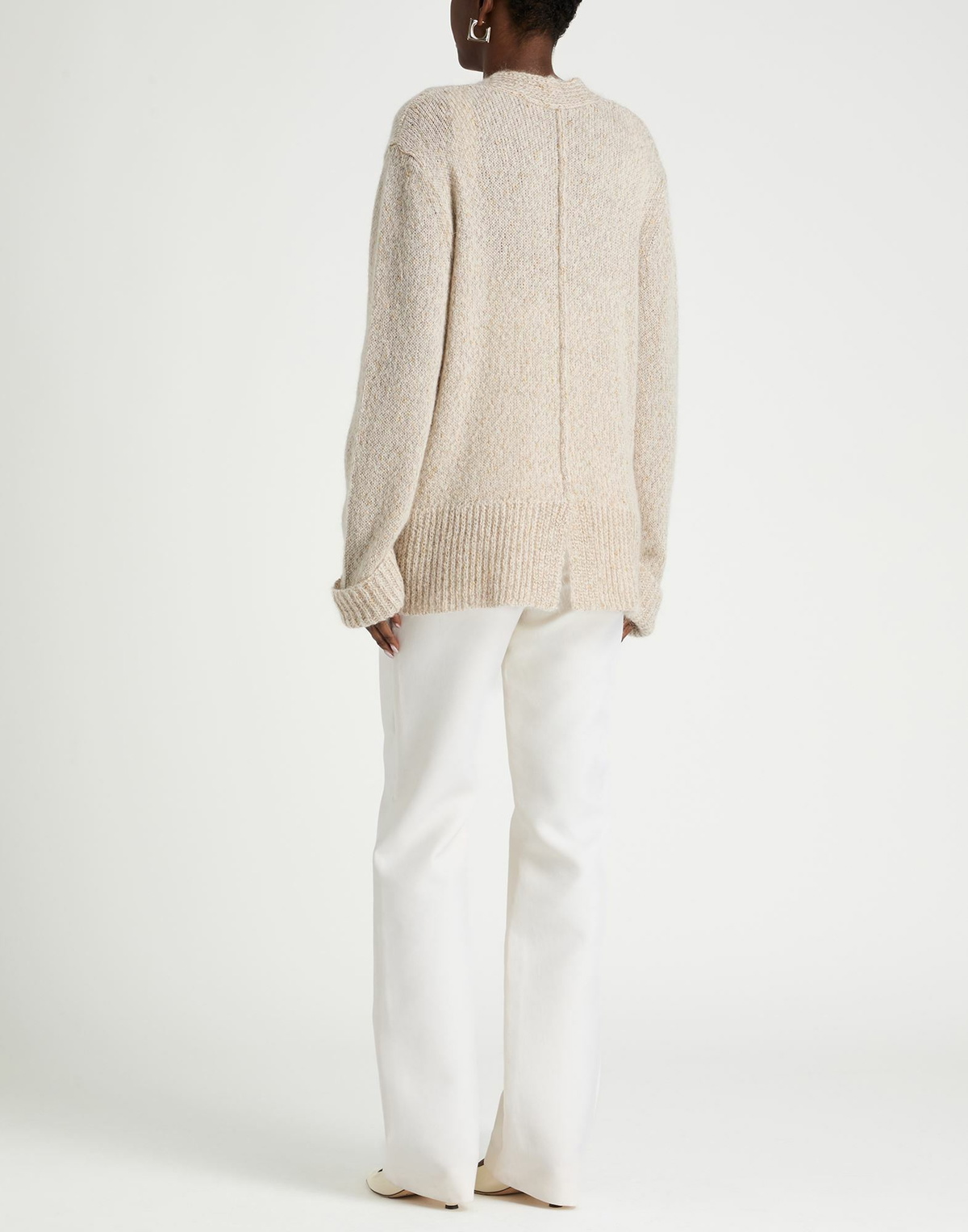 Manila Grace Womens Cardigan in Beige