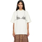 Palm Angels Off-White Bra Loose T-shirt