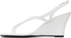 Gimaguas White Wedge Heeled Sandals