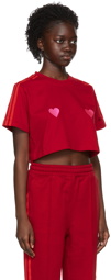 adidas x IVY PARK Red Cotton T-Shirt