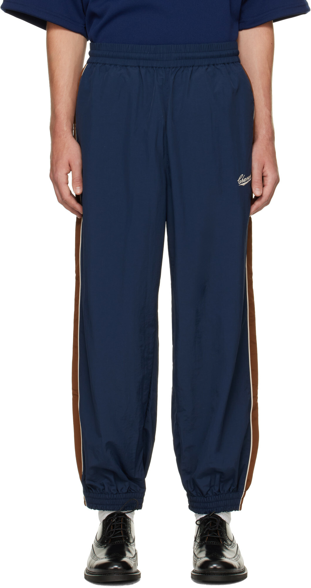 WILLY CHAVARRIA Navy 'Bad Boy' Track Pants