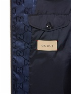 GUCCI - Tech Bomber Jacket W/ Leather Details