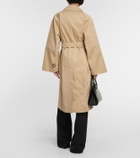 Burberry Burberry Check cotton trench coat