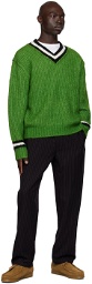 Stüssy Green Tennis Sweater
