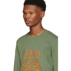 Loewe Khaki Large Anagram Sweatshirt
