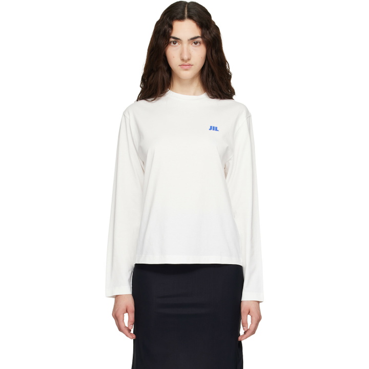 Photo: Jil Sander White Cotton Crew-Neck T-shirt