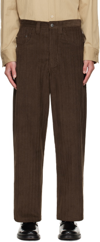 Photo: colbo Brown Big Pocket Corduroy Trousers
