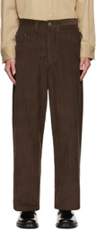 colbo Brown Big Pocket Corduroy Trousers