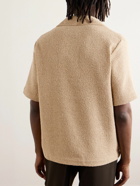 Séfr - Mate Cotton-Blend Bouclé Polo Shirt - Neutrals