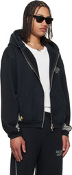 Gallery Dept. Black & Gray Contrast Panel Hoodie