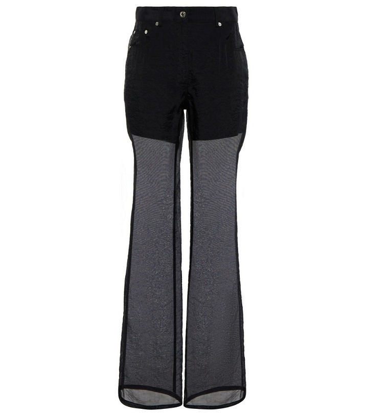 Photo: Helmut Lang - Paneled high-rise bootcut pants