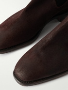 R.M.Williams - Comfort Craftsman Waxed-Suede Chelsea Boots - Brown
