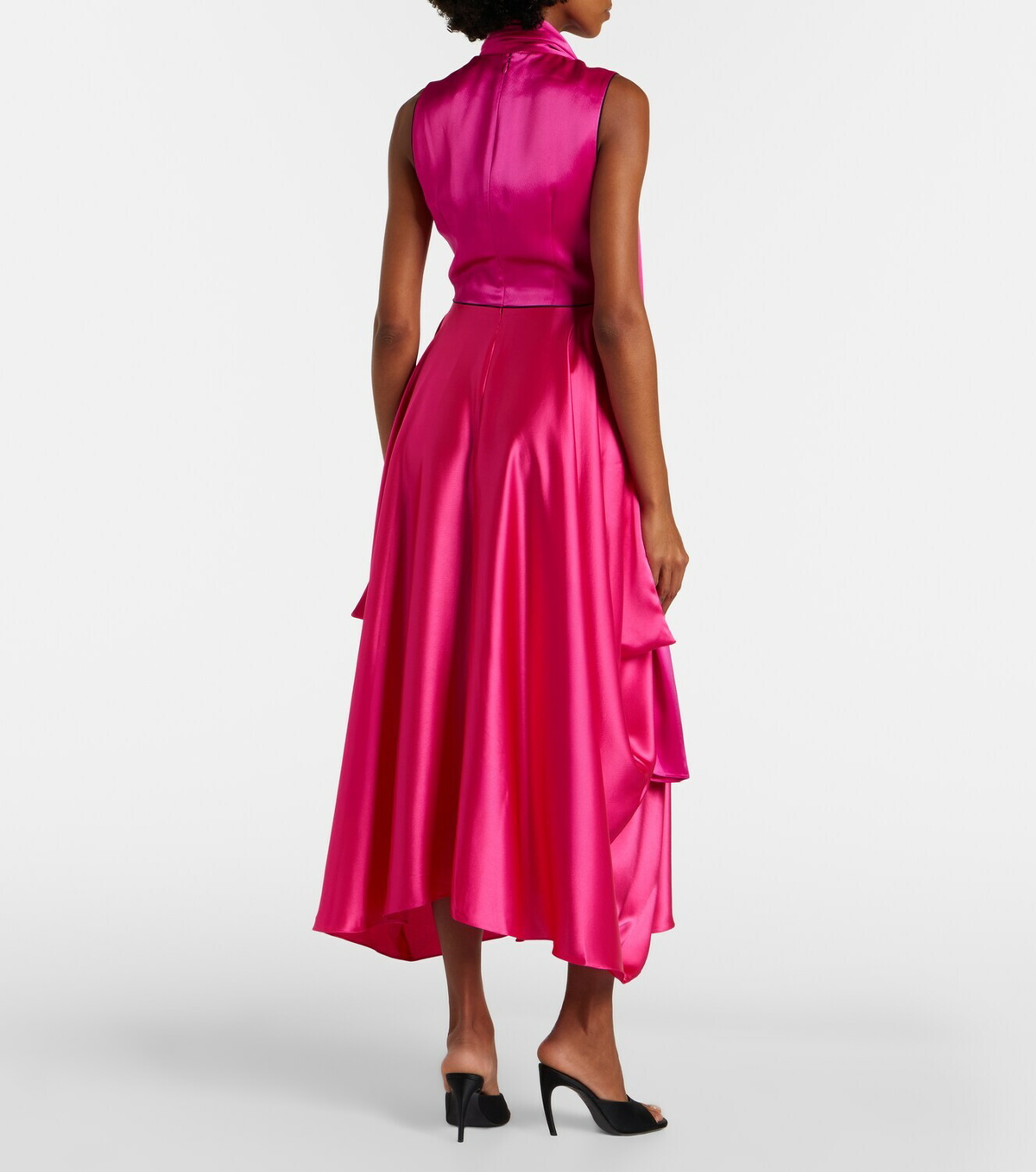 Roksanda Aela scarf-detail satin gown