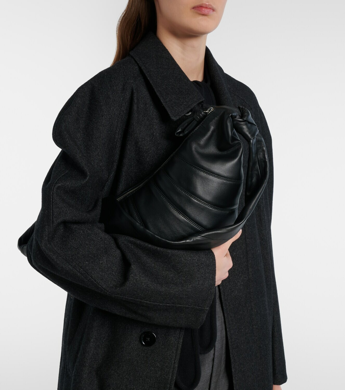 Lemaire Croissant Medium leather bag