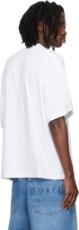 Alexander Wang White Oversized Graphic T-shirt