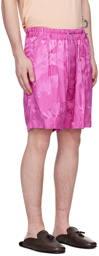 TOM FORD Pink Floral Shorts