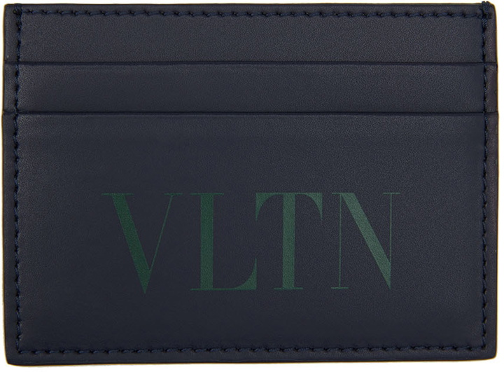 Photo: Valentino Garavani Navy VLTN Card Holder