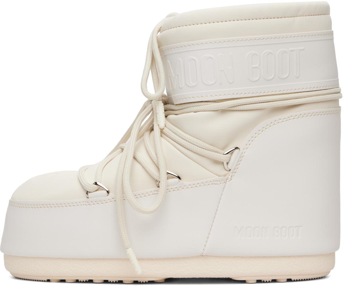 Moon Boot Off-White Icon Low Rubber Boots