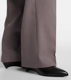 Jil Sander Arc leather pumps