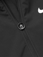 NIKE TENNIS - NikeCourt HyperAdapt Advantage Mesh-Panelled Shell Tennis Jacket - Black