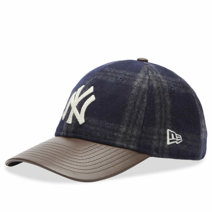 Photo: New Era New York Yankees Loden Leather 9Twenty Cap in Navy 