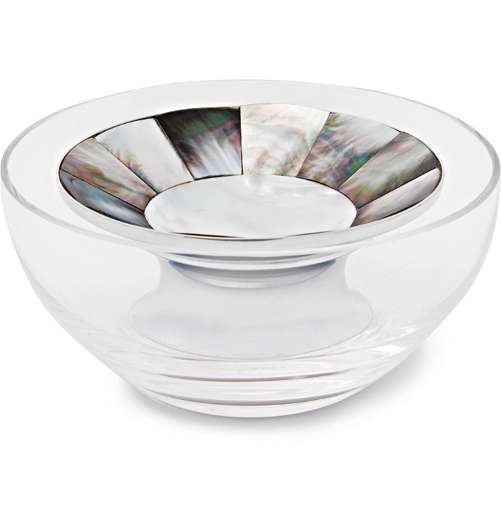 Photo: Lorenzi Milano - Crystal, Mother-Of-Pearl And Chrome-Plated Caviar Bowl - Clear