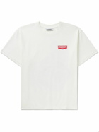 CHERRY LA - Cobra Logo-Print Cotton-Jersey T-Shirt - Neutrals