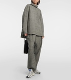 Golden Goose Marathon leather-trimmed sneakers