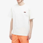 Nanga Men's Eco Hybrid Box Logo Embroidered T-Shirt in White