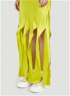 Stella McCartney - Shredded Hem Maxi Dress in Yellow