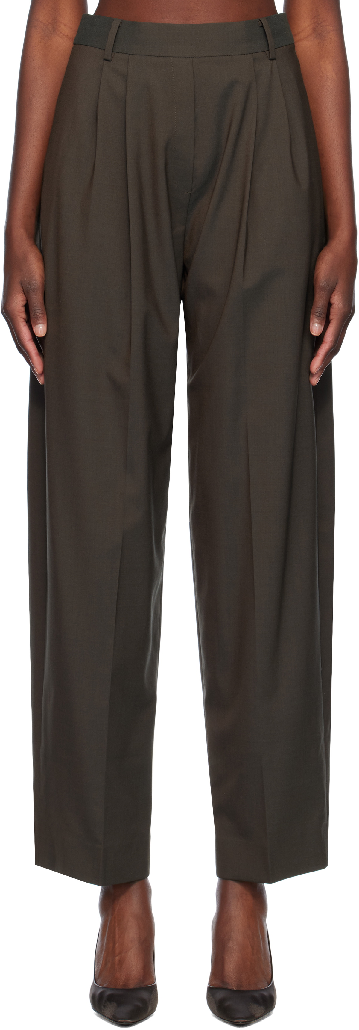GIA STUDIOS Gray Demie Trousers