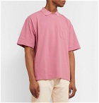 YMC - Frat Organic Cotton-Pique Polo Shirt - Pink